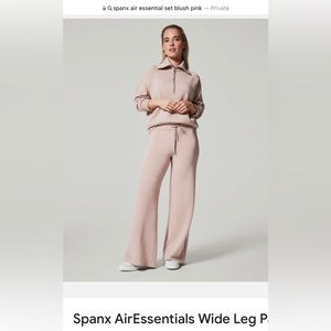 SPANX AirEssentials set in blush pink